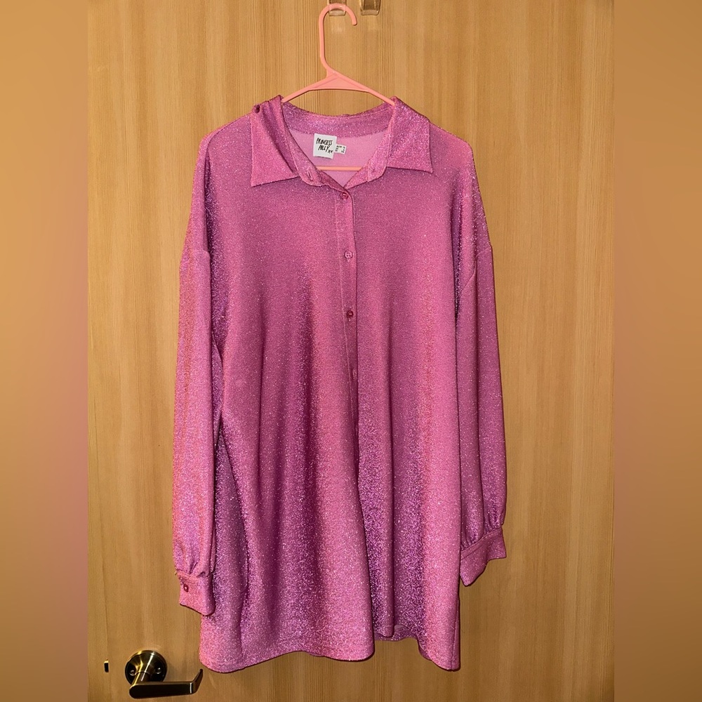 Princess Poly Evolving Shirt Dress Pink size 6 US